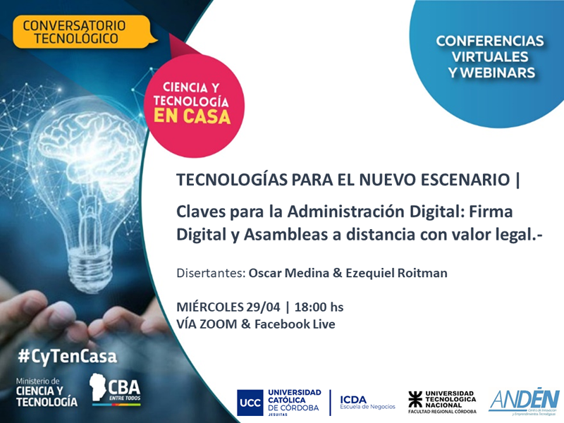 Webinar: Claves para la Administración Digital: Firma Digital y Asambleas a distancia