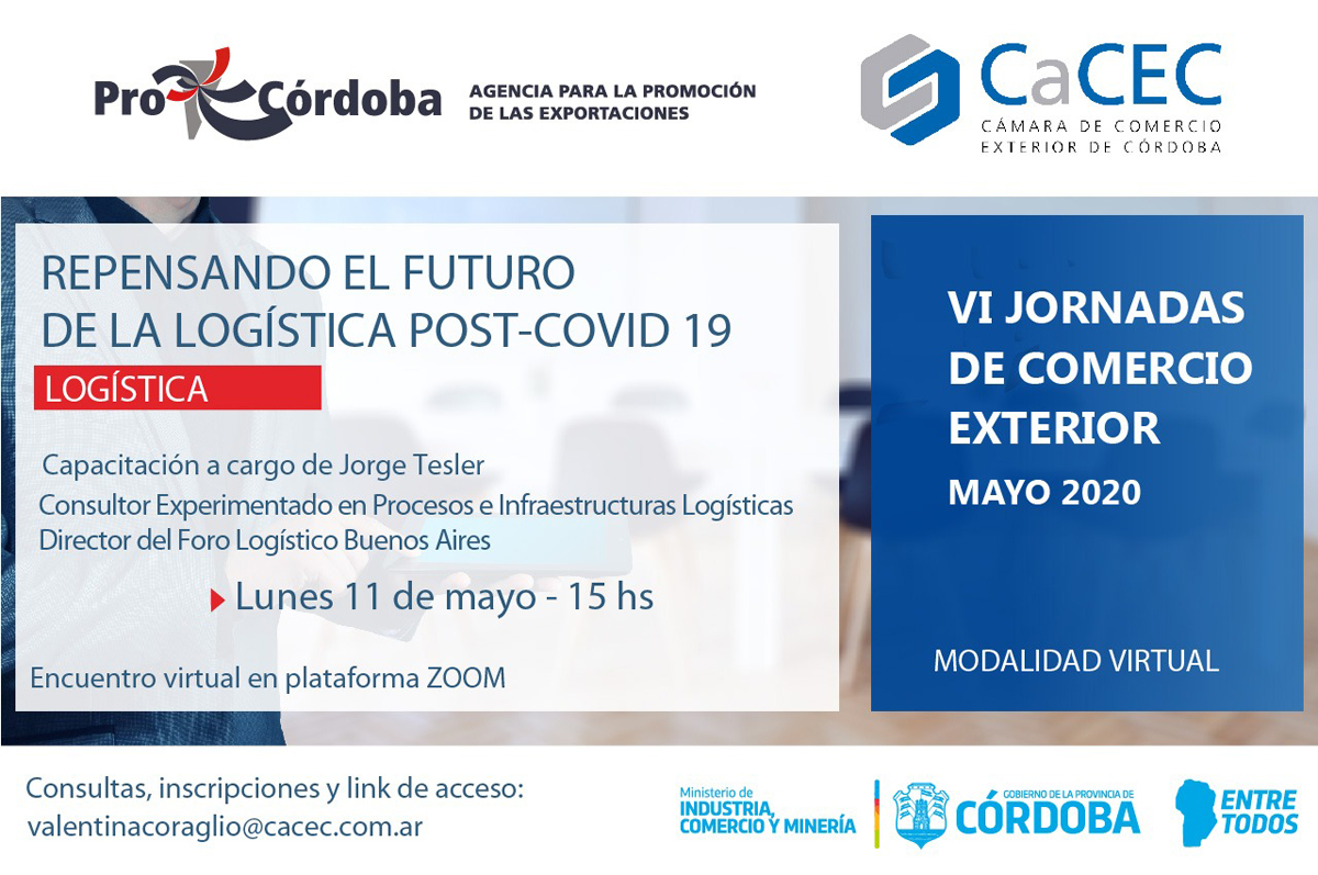 ¡No te pierdas esta charla virtual! Repensando el futuro de la logística post COVID19