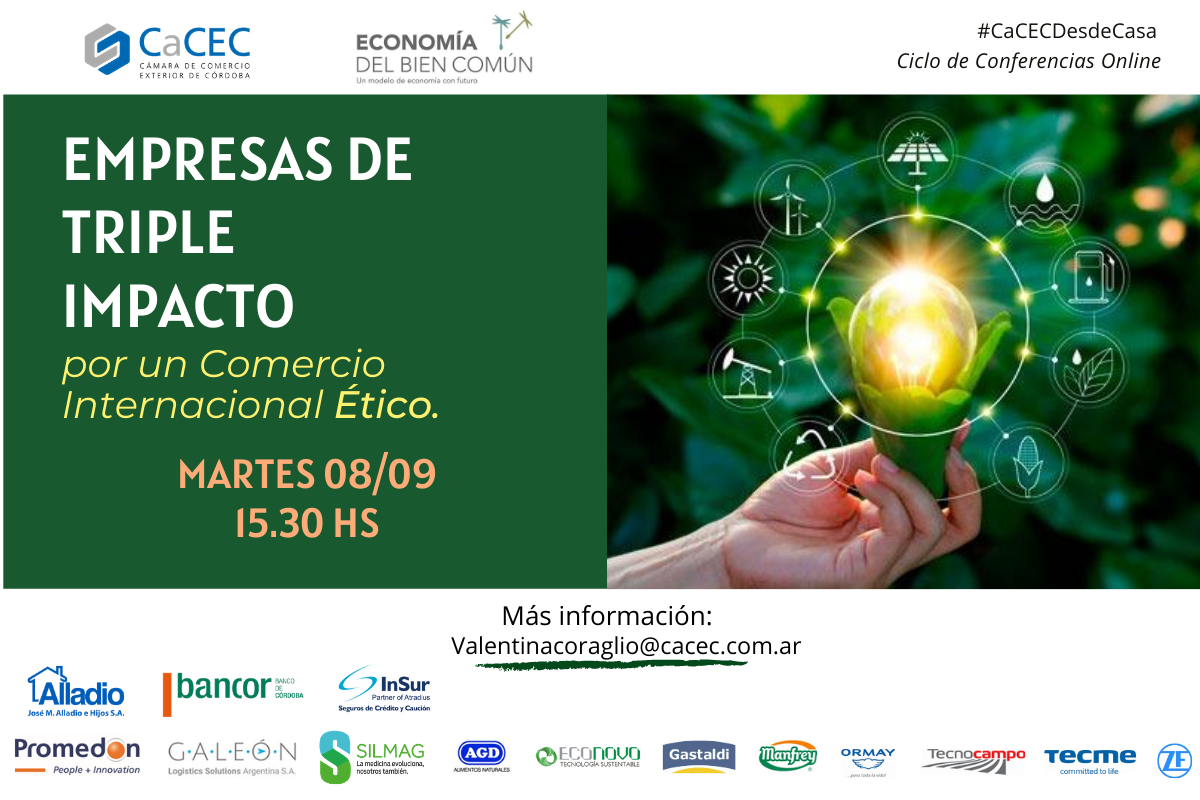 Conferencia: Empresas de triple impacto, por un comercio internacional ético