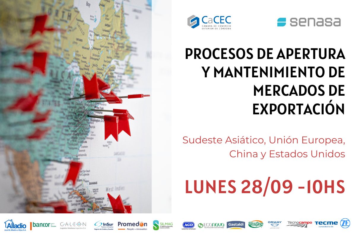 Seminario: Procesos de apertura y mantenimiento de mercados de exportación