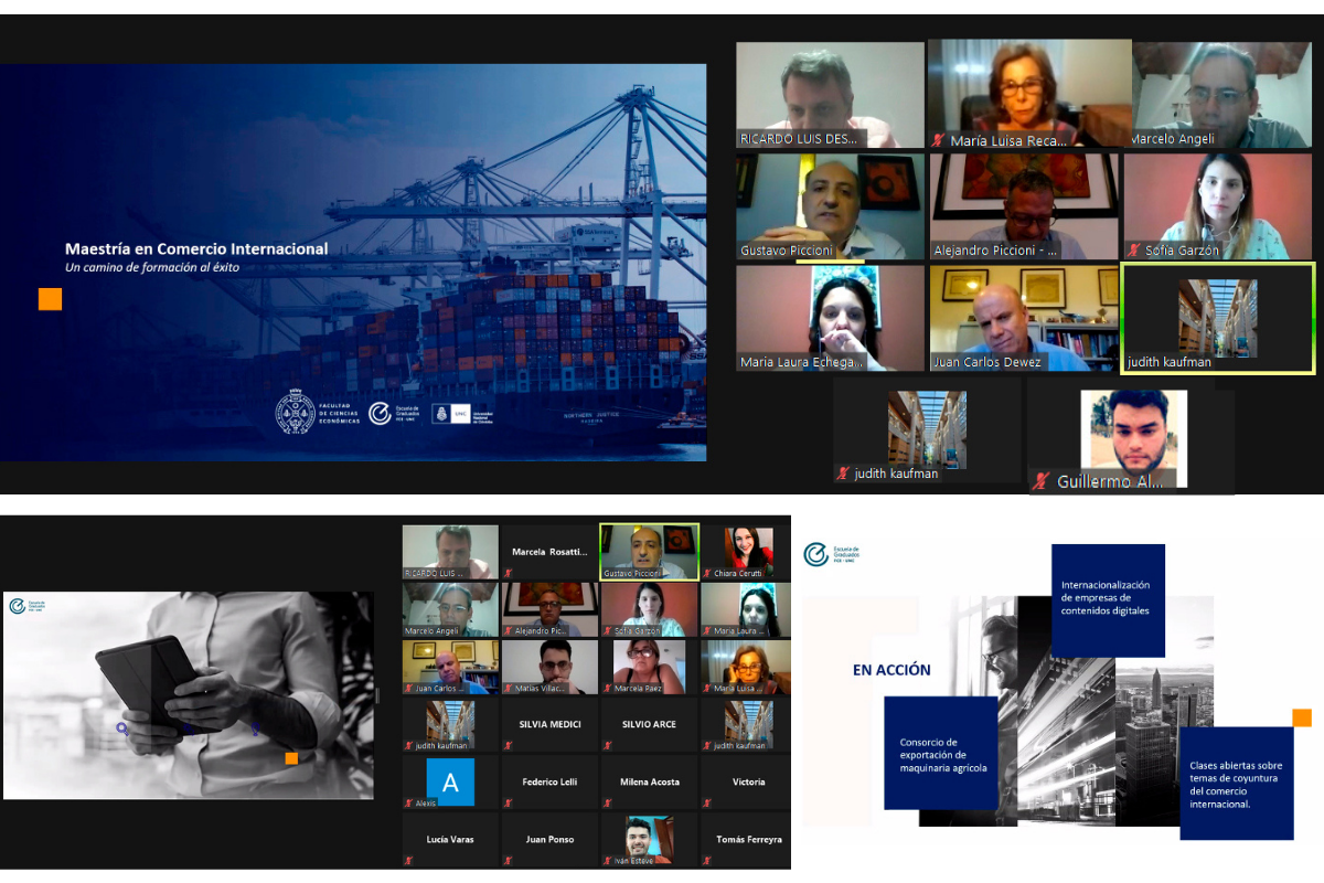 Se presentó la Maestría en Comercio Internacional - UNC