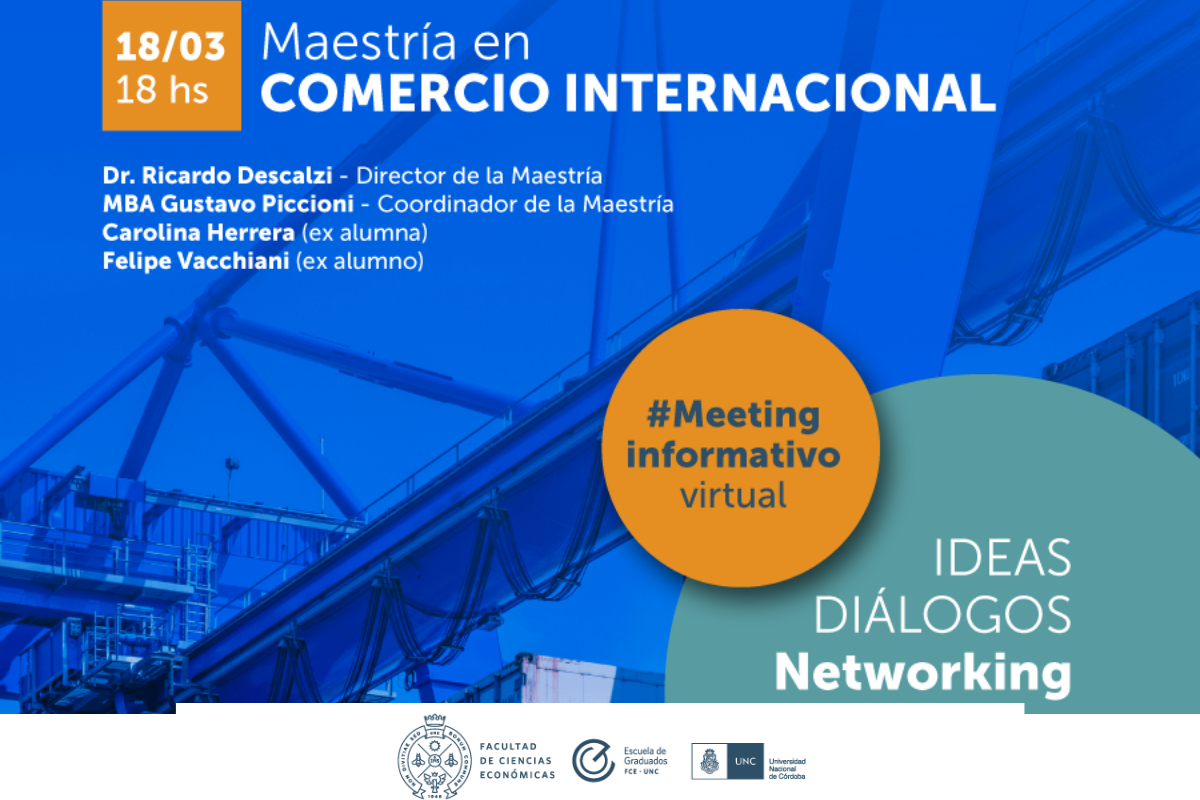 Meeting Informativo: Maestría en Comercio Internacional