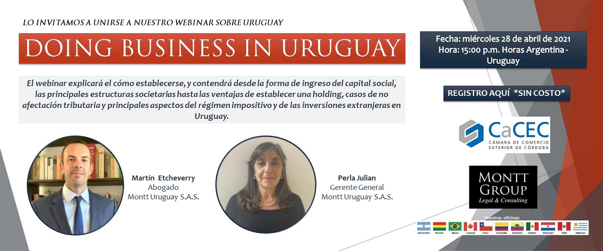 Aterrizá con tu empresa en Uruguay