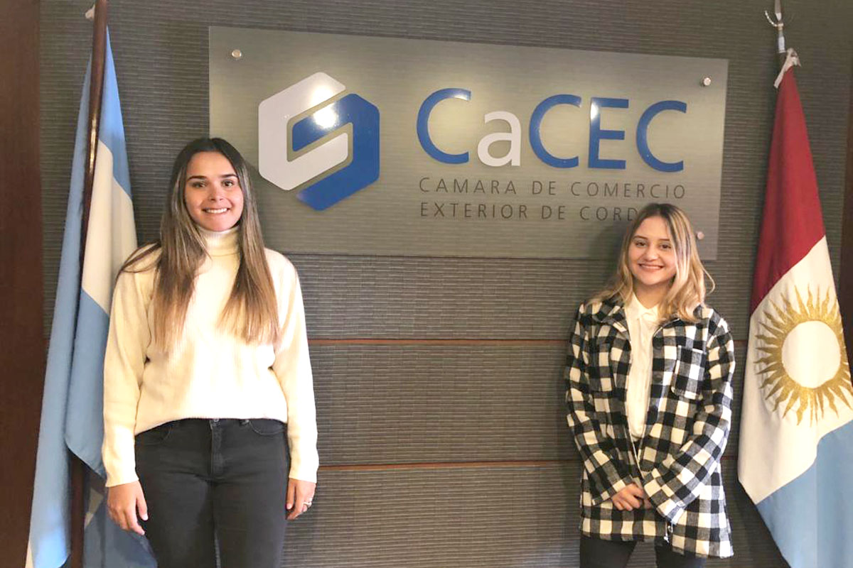 Estudiantes de RR.II. de la UCC realizan prácticas profesionales en CaCEC