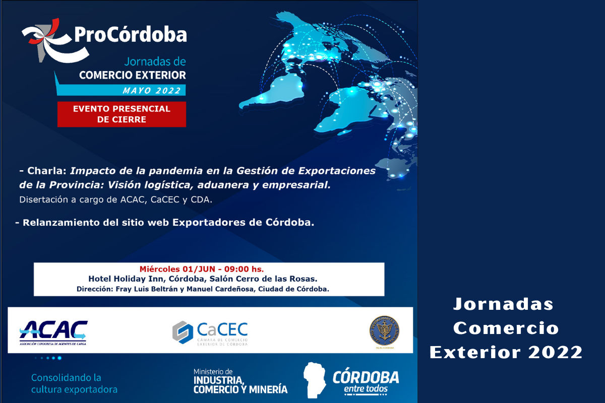 Charla: Impacto de la pandemia en la Gestión de Exportaciones de Córdoba