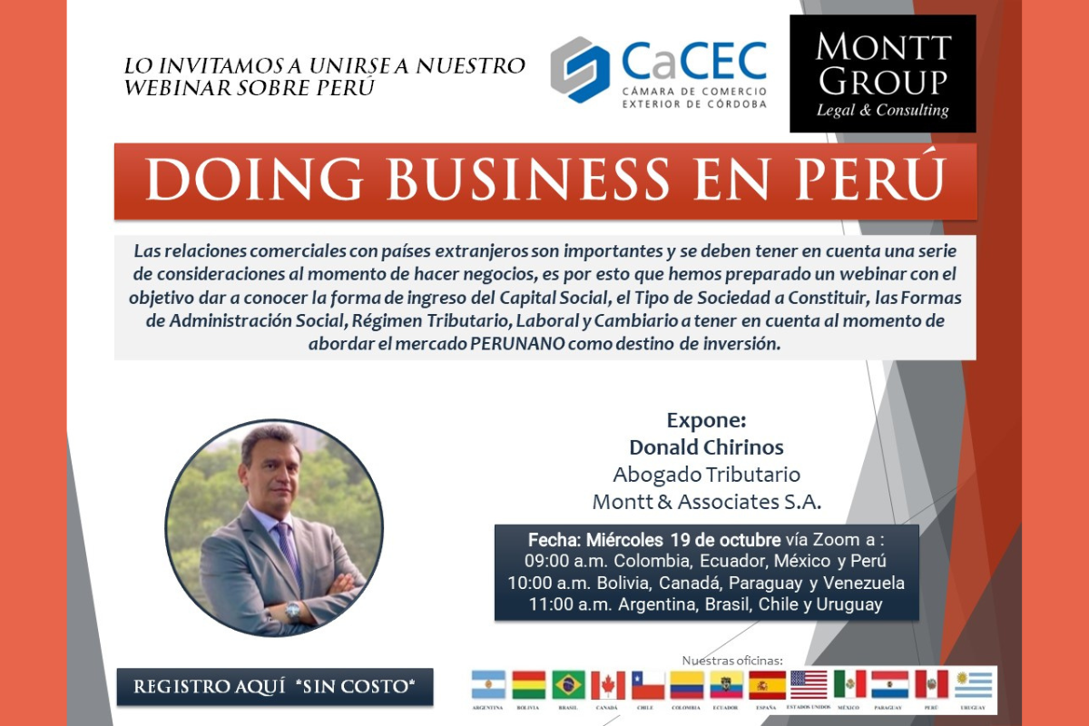 Webinar: Doing business en Perú