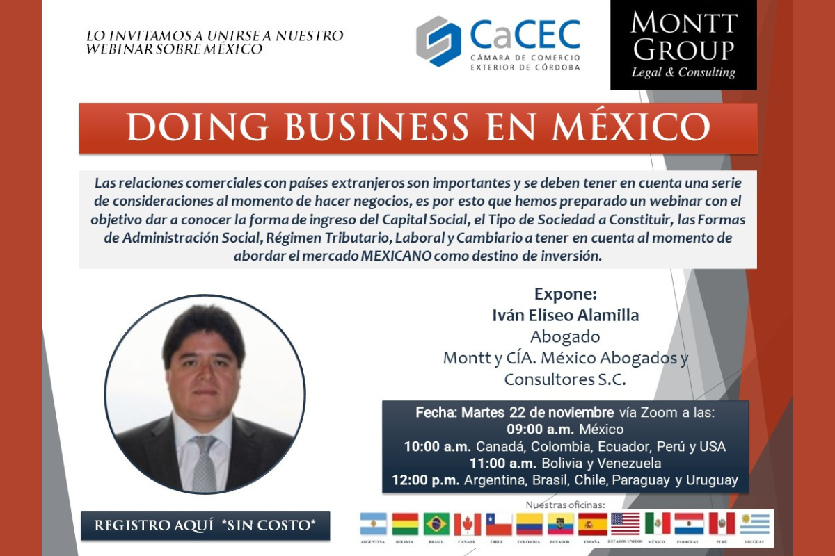 Webinar: Internacionalizá tu empresa en México