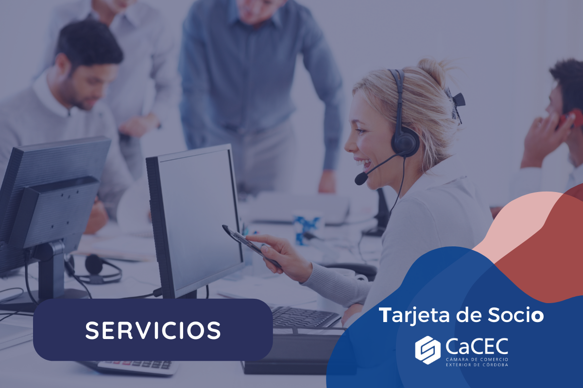 En servicios para tu empresa, ¡usá tu Tarjeta de Socio CaCEC!