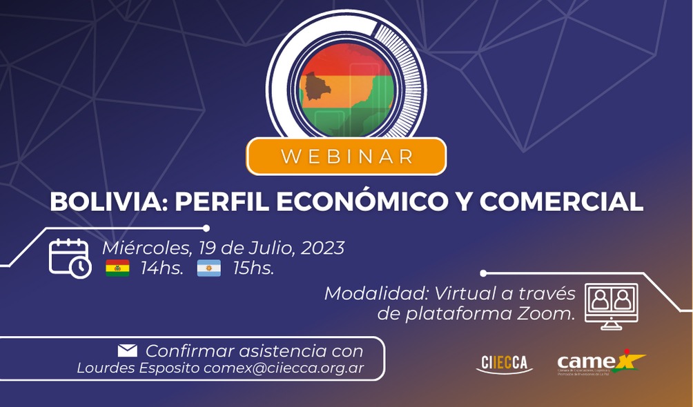 Webinar: Bolivia: Perfil Económico y Comercial