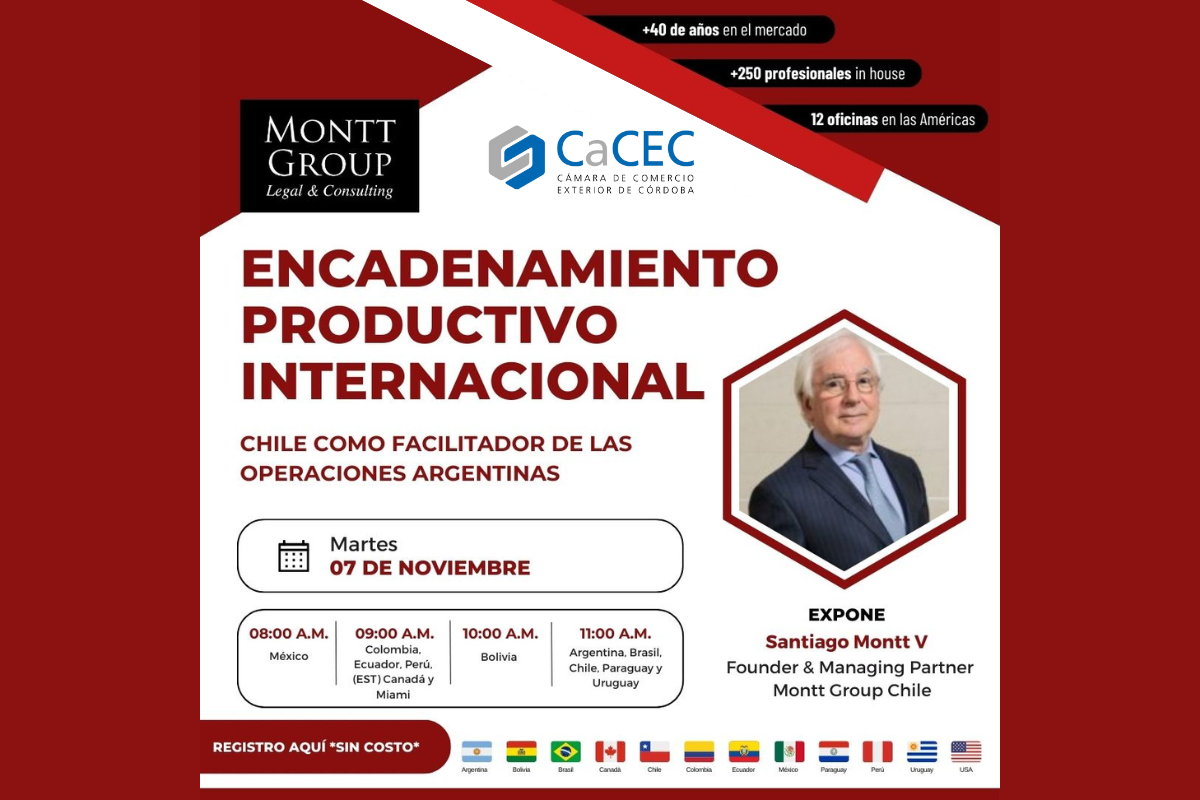 Webinar: Encadenamiento productivo internacional