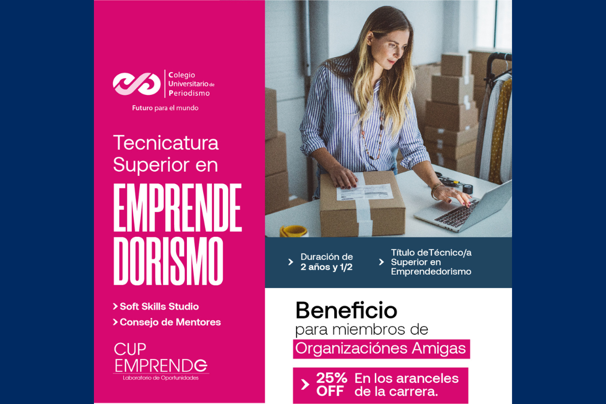 Cursá Tecnicatura en Emprendedorismo