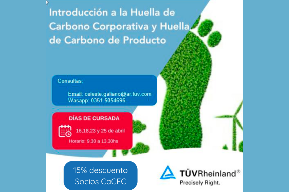 Capacitación: Huella de carbono corporativa y de producto