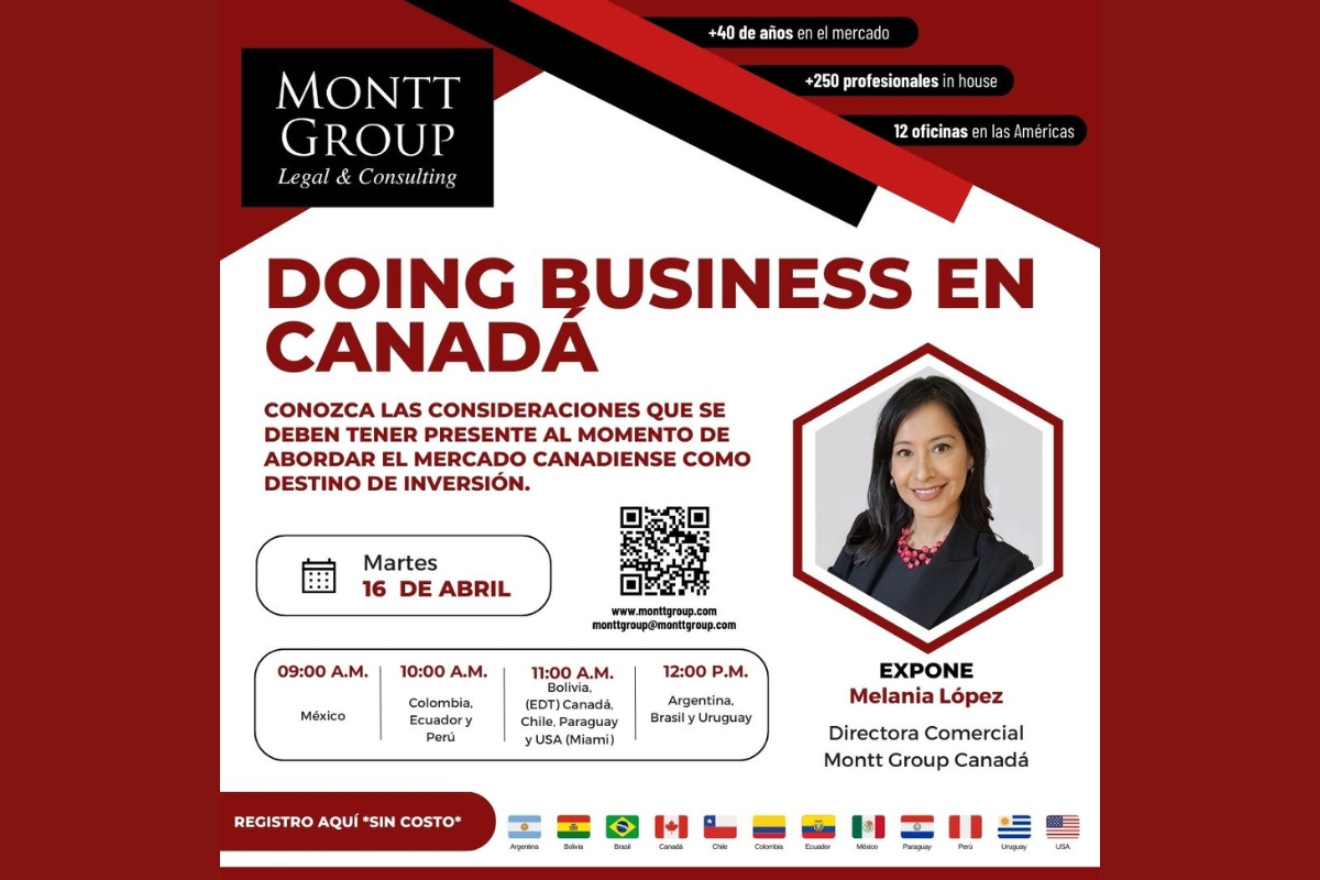 Webinar: Doing business en Canadá